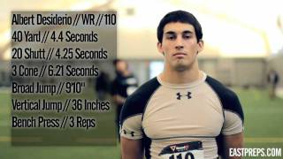 D2 D3 PRO DAY Albert Desiderio Ursinus WR D2 D3 COMBINE EAST REGIONAL EAST PREPS 2012