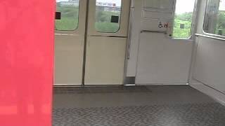 名鉄日比野駅平日編普通豊明行き３７００系３７０3Ｆ到着発車