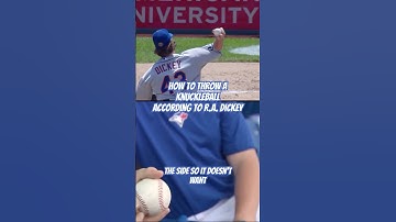 How to throw a #knuckleball according to R.A. Dickey