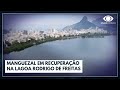 Lagoa rodrigo de freitas passa por recuperao no rio de janeiro  jornal da band