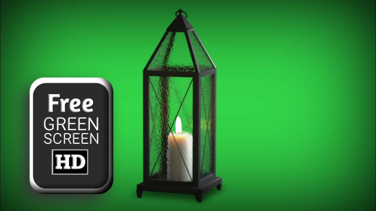 Candle lantern green screen video Green screen lantern Green screen