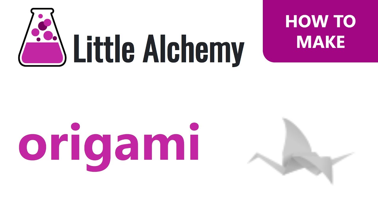 How to make an Origami in Little Alchemy YouTube