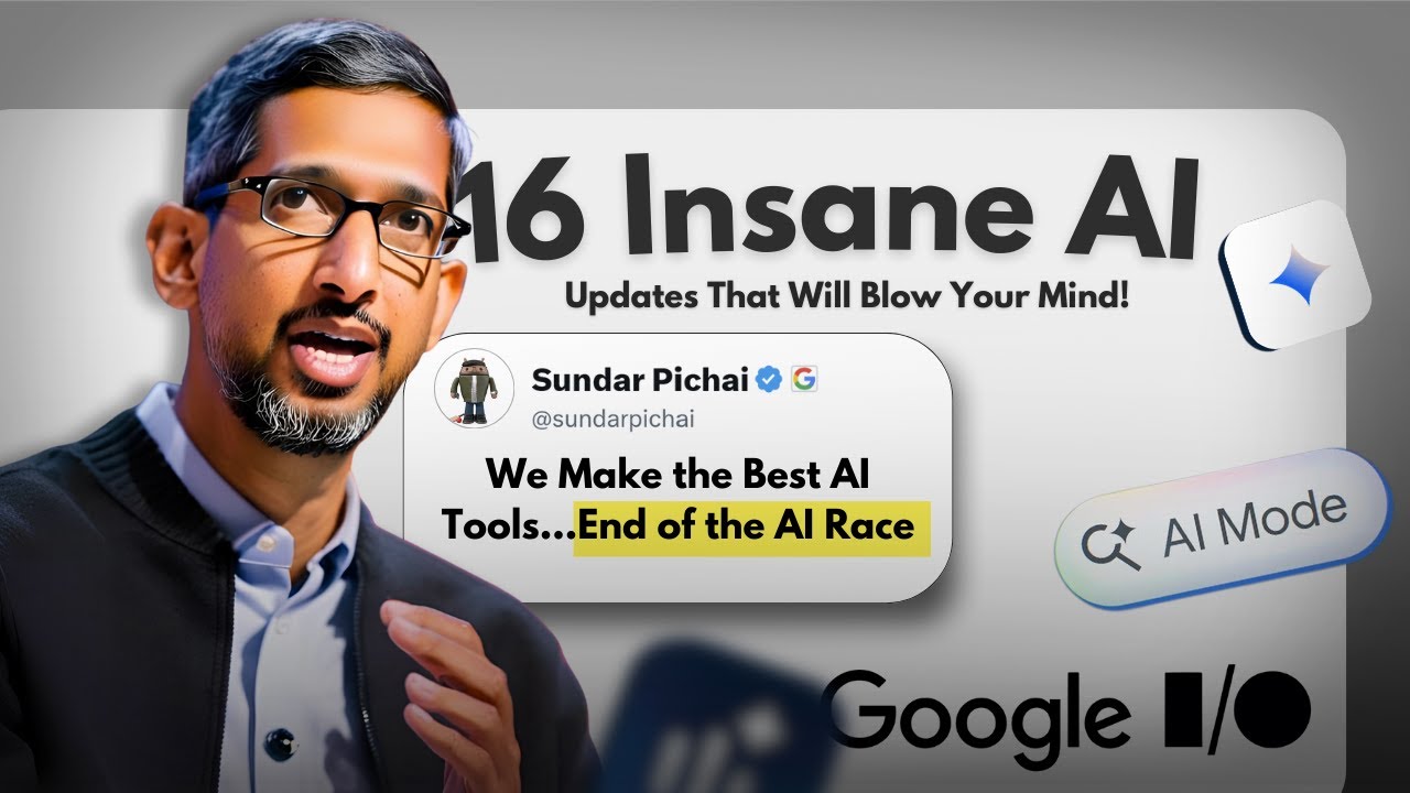 16 Insane AI Updates from Google I/O 2025 | Tech updates – 2 - YouTube