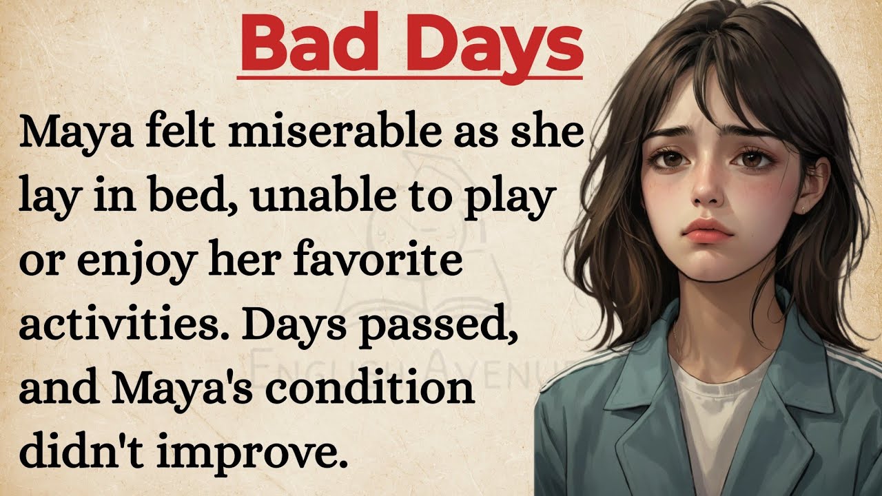 Outline Video Learn English Through Story | Improve Your English | Very Interesting Story | Short Story | Bad Days