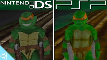 TMNT (2007 Game) - PSP vs. Nintendo DS | Side by Side