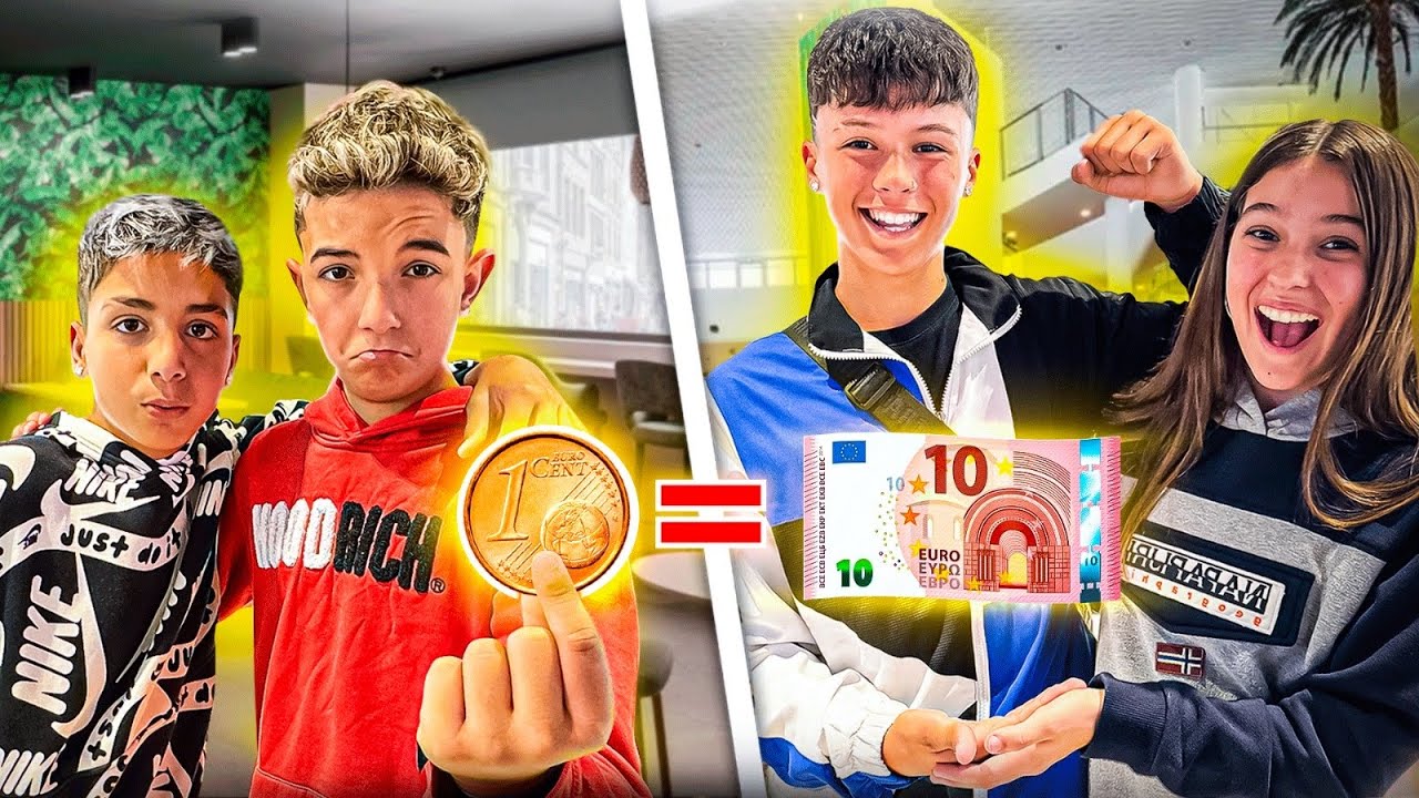 SOBREVIVIENDO CON 1 CENTIMO  DURANTE UNA SEMANA* dia 1*