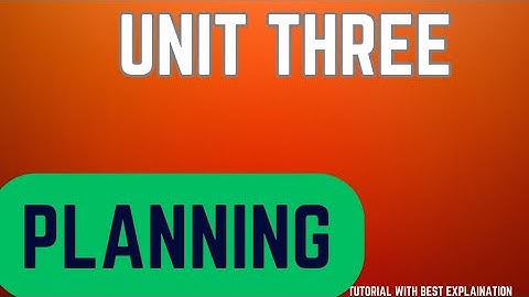 Introduction To Management Unit Three Tutorials