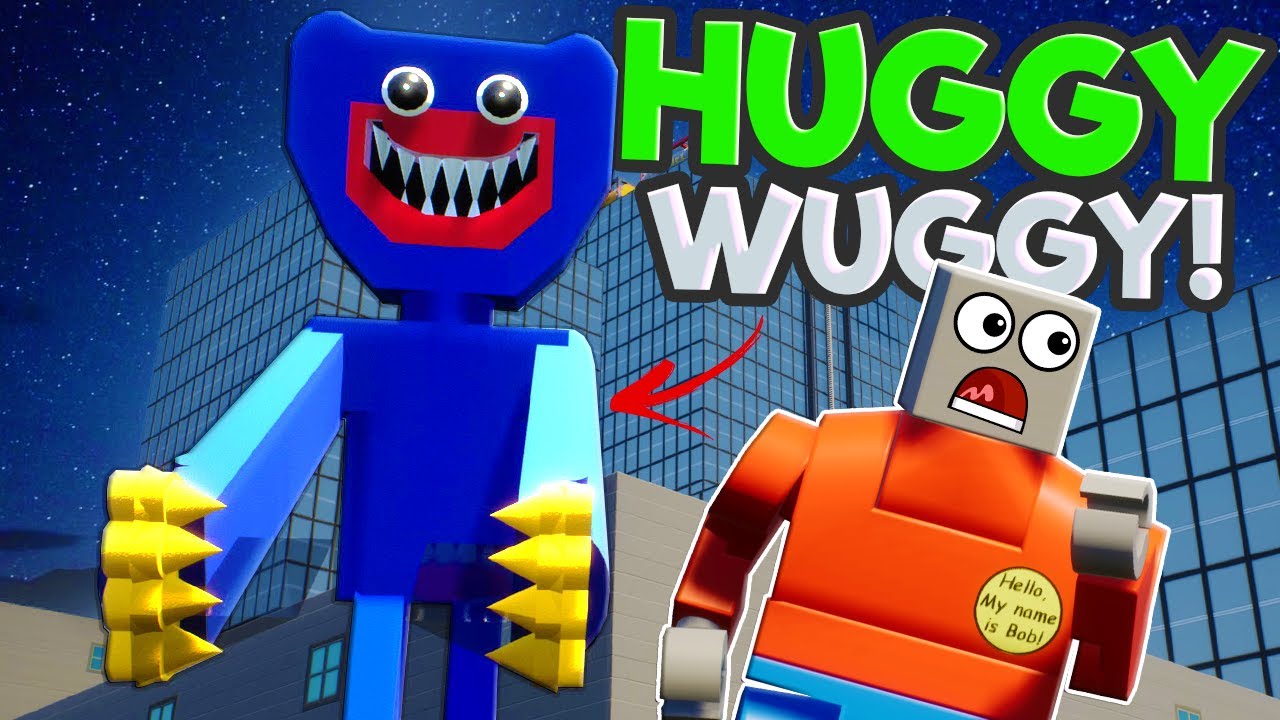 We Got Chased By LEGO HUGGY WUGGY from Poppy Playtime in Brick Rigs