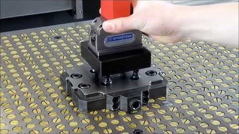 Nullpunktspannsystem - 4-fach Spanneinheit ZPS / Zero-point-system -  4-point clamping unit ZPS