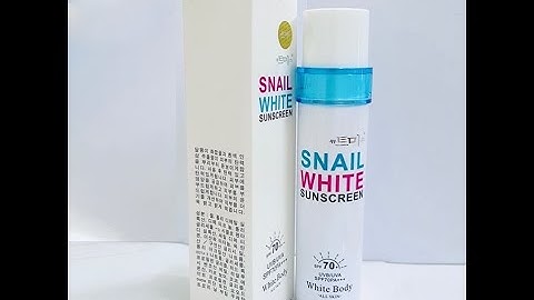 Kem snail white body lotion review năm 2024