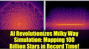 AI Revolutionizes Milky Way Simulation: Mapping 100 Billion Stars in Record Time!