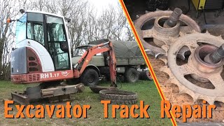 Mini Excavator  Track Repair