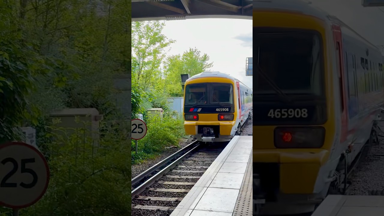Class 465 (908) & Class 466 (026) depart Ashford International maybe for the last time?