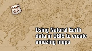 Using Natural Earth data in QGIS to create amazing maps screenshot 4