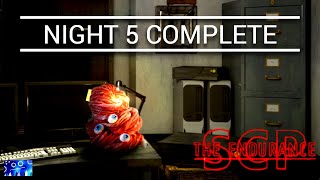 Beating Night 5 and UNLOCKING night 6! [Almost] SCP the endurance