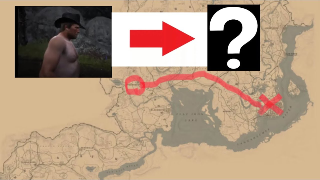Do you lose weight when you run across the map? (RDR2) - YouTube