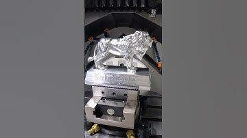 Amazing Lion CNC Machined with SolidCAM