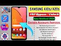 Samsung A10s/A20s Frp Bypass Without Pc 2024 || Talkback Not Working | Google Account Unlock