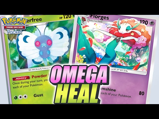 FLORGES & BUTTERFREE INFINITE HEALING - Pokemon TCG Pocket - YouTube