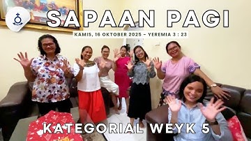 Selamat Pagi Jemaat HKBP Pangkalpinang || Kategorial " Weyk 5 " || Kamis,16 Oktober 2025