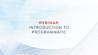 AUDIENCEX Webinar: Introduction to Programmatic