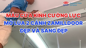 Mẫu Cửa Kính Cường Lực 5 Tấm Mở Lùa 2 Cánh Zamilldoor Đẹp Và Sang Đẹp