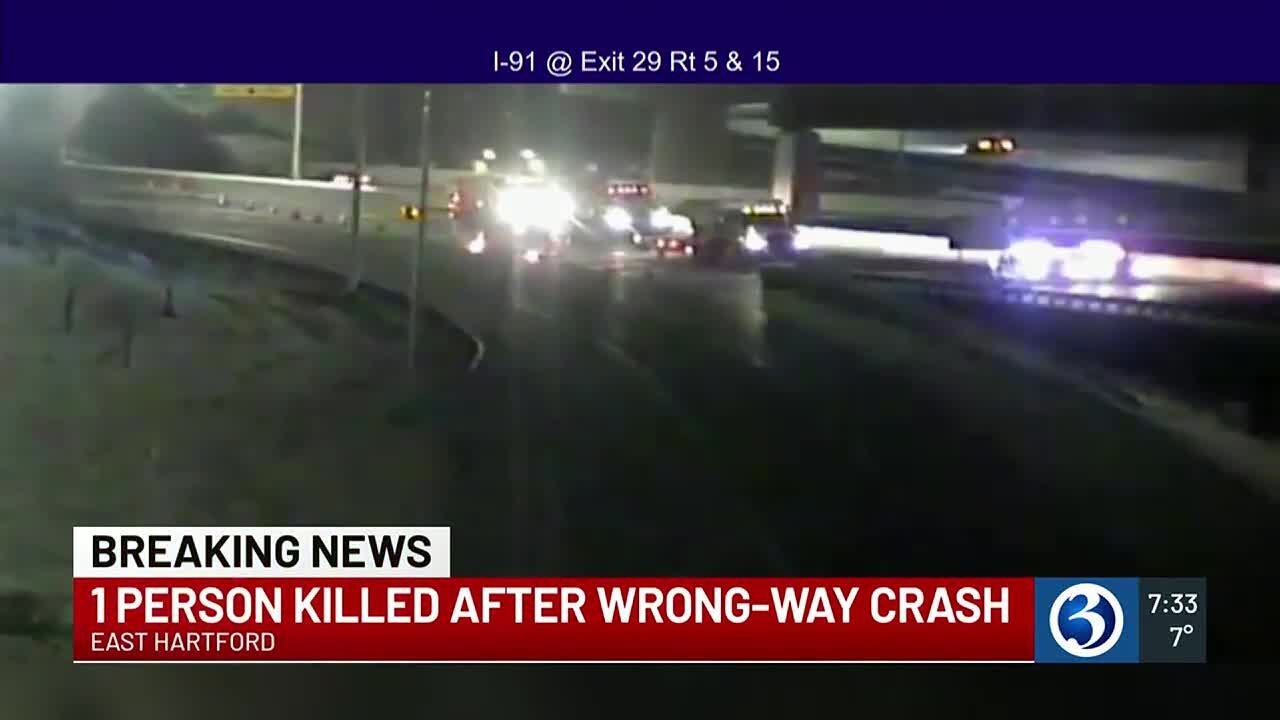 VIDEO: Woman killed in wrong-way crash in Hartford - YouTube