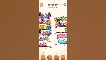 BIRD SORT 2 COLOR PUZZLE GAME🐦      LEVEL 217