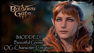 BALDURS GATE 3 || Beautiful Gnome [Original Character #403] - Female Character Creation [MODDED]