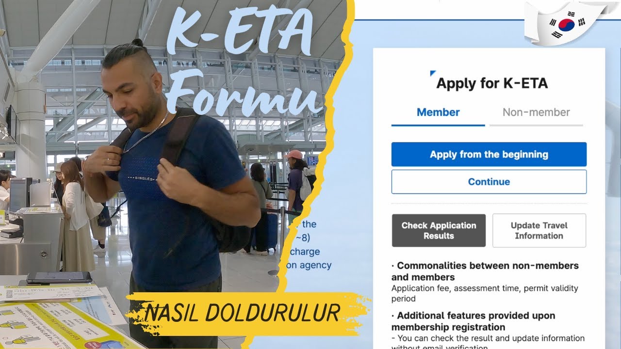 7. ÜLKE GÜNEY KORE OLDU | K-ETA Formu Detaylı Anlatım | Güney Kore Seoul Vlog 🇰🇷 