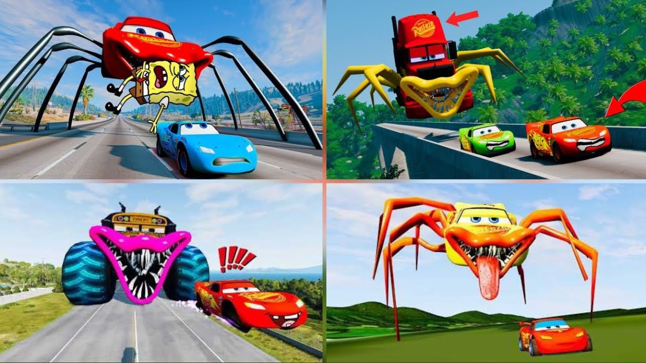 IMPOSSIBLE! 🤯 Lightning McQueen vs. EVIL GIANT SNAKE 🐍 and EXCAVATOR 🚜! MOST DANGEROUS FIGHT! 🔥
