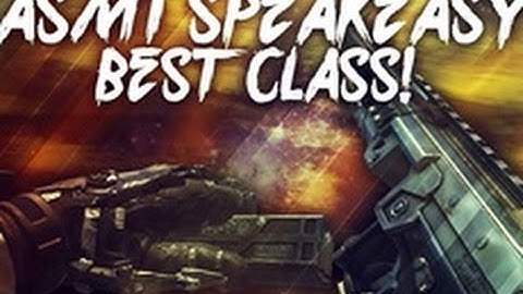 Elite ASM1 "Speakeasy" Best class set-up: Advanced Warfare