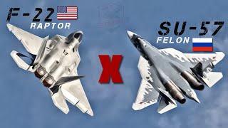 F-22 RAPTOR x SU-57 FELON - Duelo furtivo DO SÉCULO! Quem é o melhor? screenshot 4