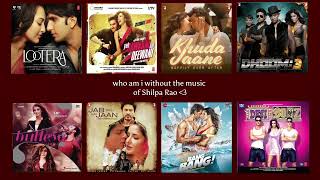 my complete playlist frr😭🌷✨ | Shilpa Rao | Bollywood Songs #shilparao #fanpage #bollywood #music
