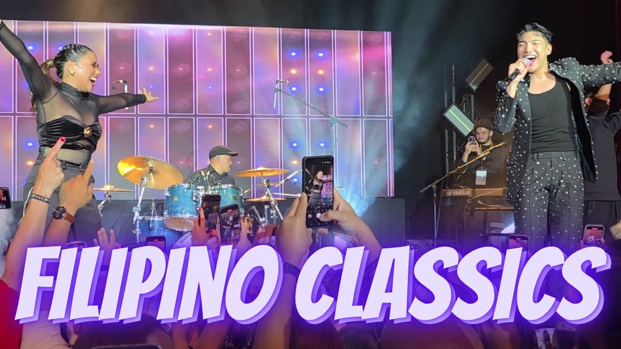 Morissette and darren singing filipino classics to close out the show