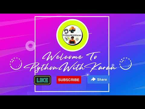 PythonWithKaran Intro