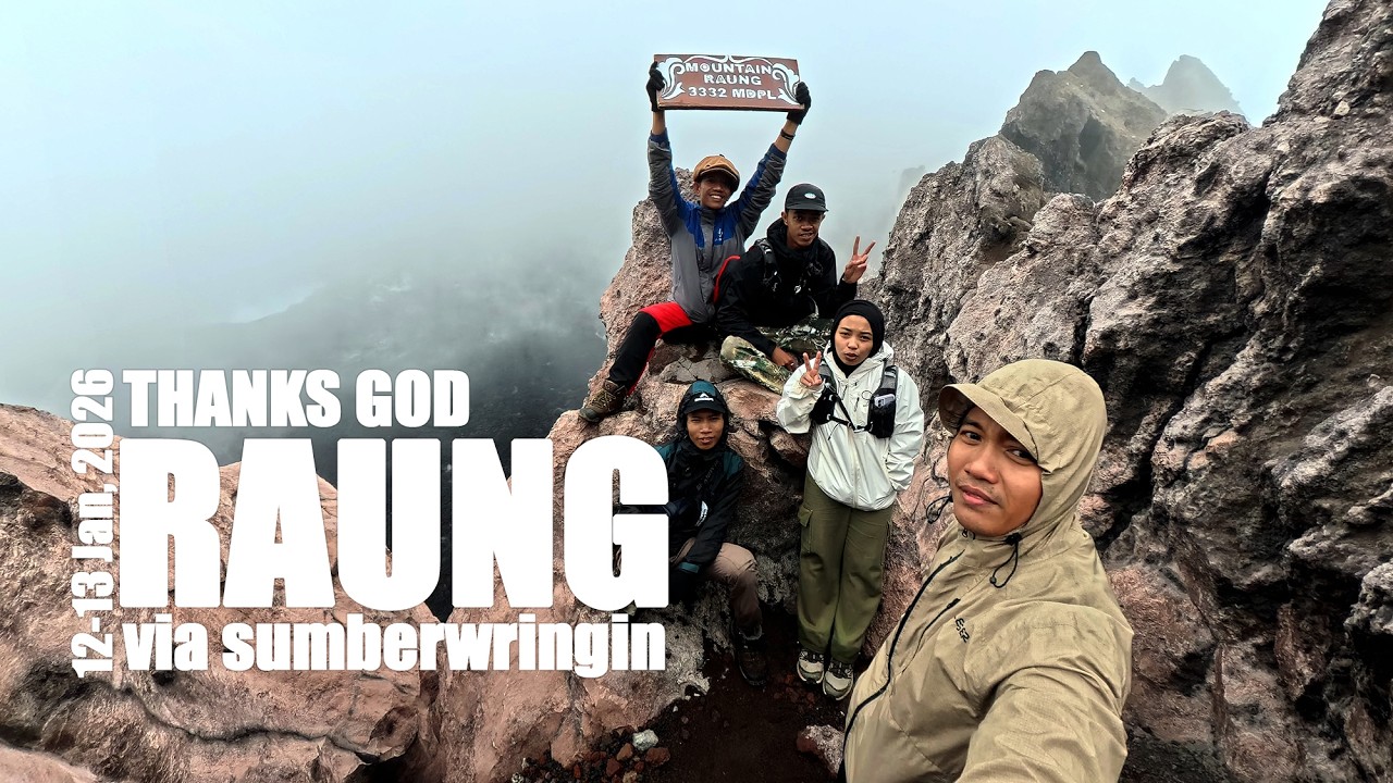 Gunung Raung via Sumberwringin saat musim hujan ternyata begini...