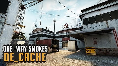 Лайфхаки, фишки на карте de_cache CS:GO (2018) / 5 ONE WAY SMOKES FOR CACHE *NEW* (2018)