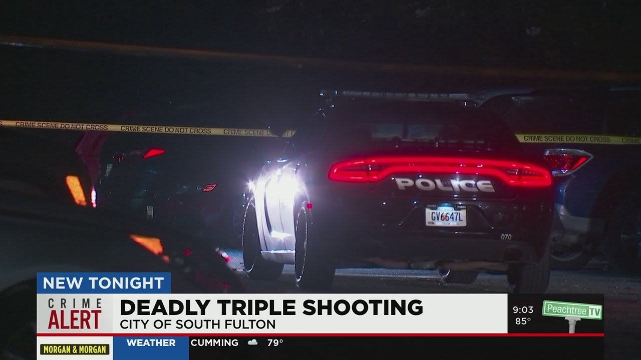 Police investigate a deadly triple shooting in South Fulton - YouTube