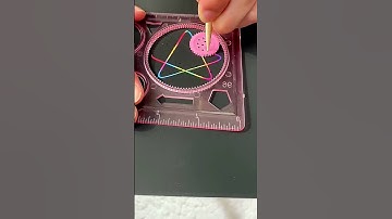 multi-functional set ruler geometric animal ten thousand flower drawing graphic model board ruler