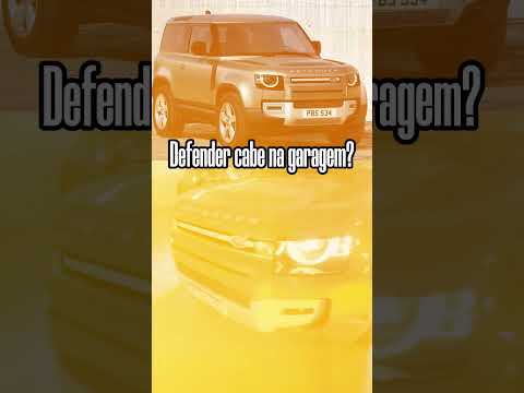 Testei se a minha Defender pra ver se ela entra na garagem, será que entra? comenta