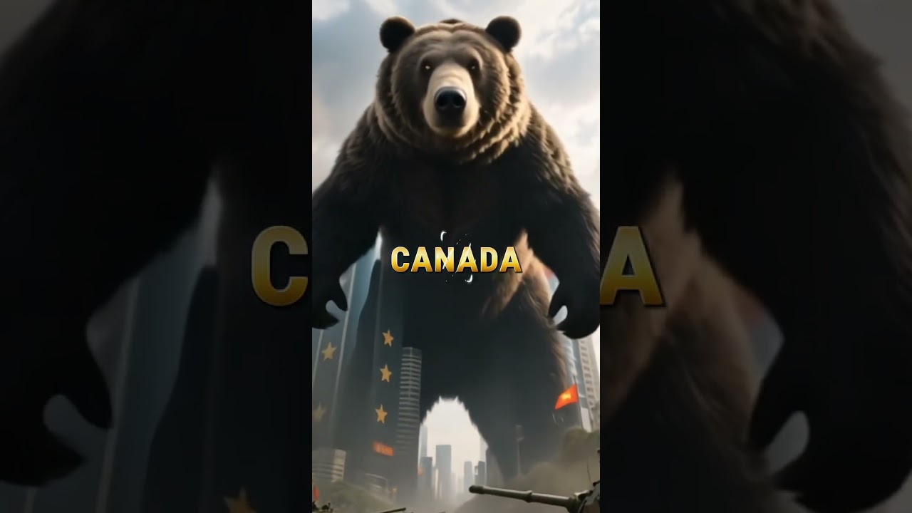 Countries as a giant animals& military 