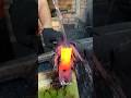 hammer gilding technique using oil and water #blacksmith #forging #iron #craftmanship #america