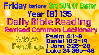 FRIDAY before 3rd Sunday of Easter: Revised Common Lectionary Year [B]-135