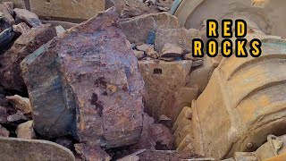 Red Rocks Crushing | Satisfying Stone Crushing | Rock Crusher in Action | Stone Crusher