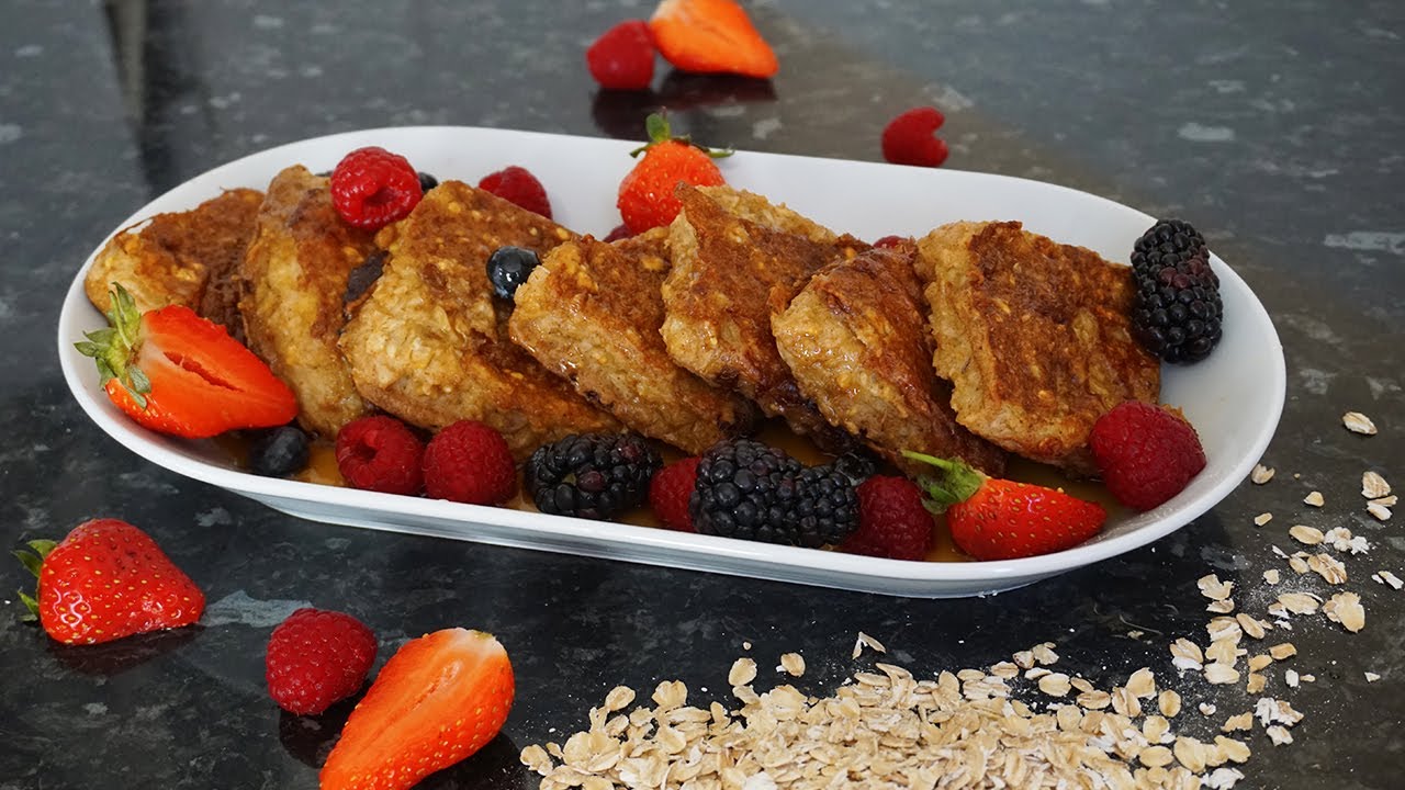 NO BREAD OATMEAL FRENCH TOAST (vegan, gluten free, refined sugar free)  | Cooking with Parita