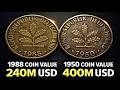 Rare German Coins Worth Millions 1988 vs 1950 Pfennig Shocking Value