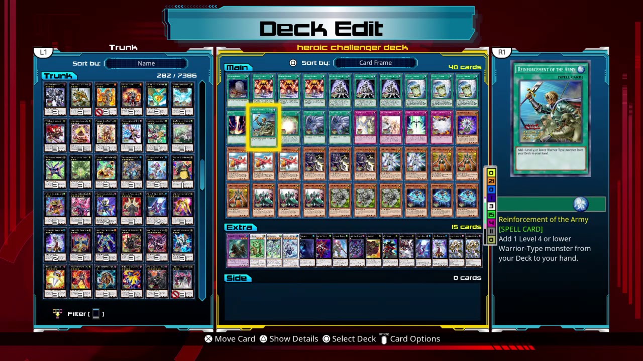 Yu-Gi-Oh! Legacy of the Duelist heroic challenger decks profile
