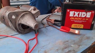 A/L Automobile Practical - Starter Motor Wiring...🚗