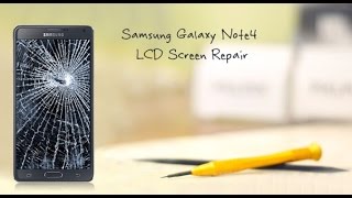 كيف يتم تغير شاشة جلاكسى نوت 4 - Galaxy Note 4 Screen Replacement - YouTube
